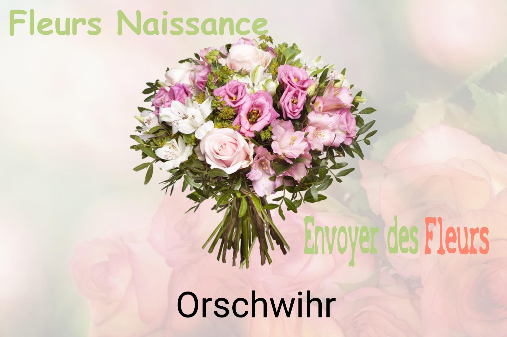 Bouquet de fleurs de naissance livré à Orschwihr